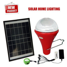 système d’éclairage en gros à la maison solaire, solaire s’allume pour usage intérieur, minis kits lumineux solaires